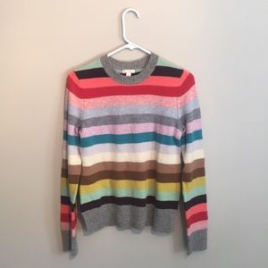 Wool blend Alexa Chung style striped sweater
